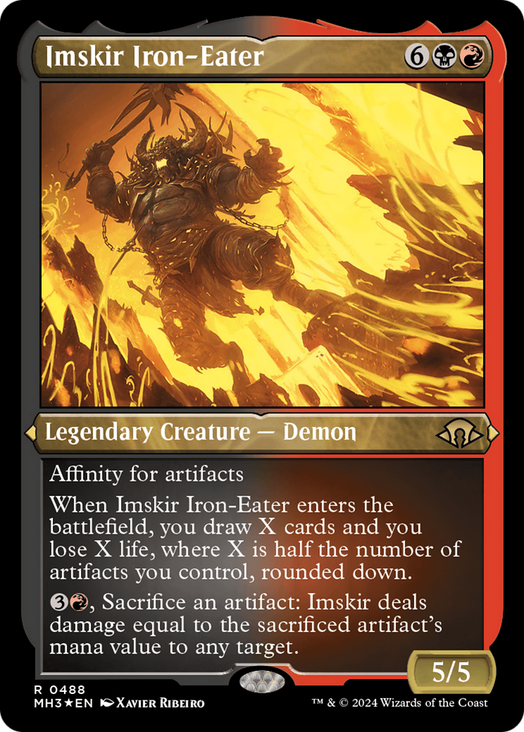 Imskir Iron-Eater (Foil Etched) [Modern Horizons 3] | Enigma On Main