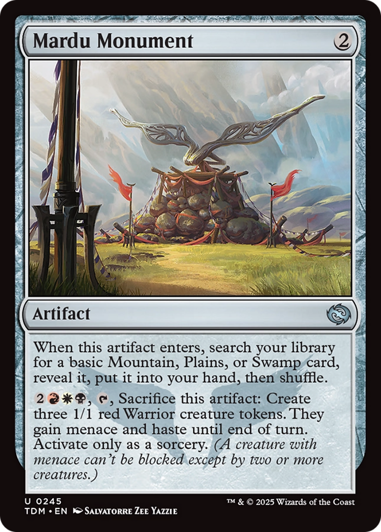 Mardu Monument [Tarkir: Dragonstorm] | Enigma On Main