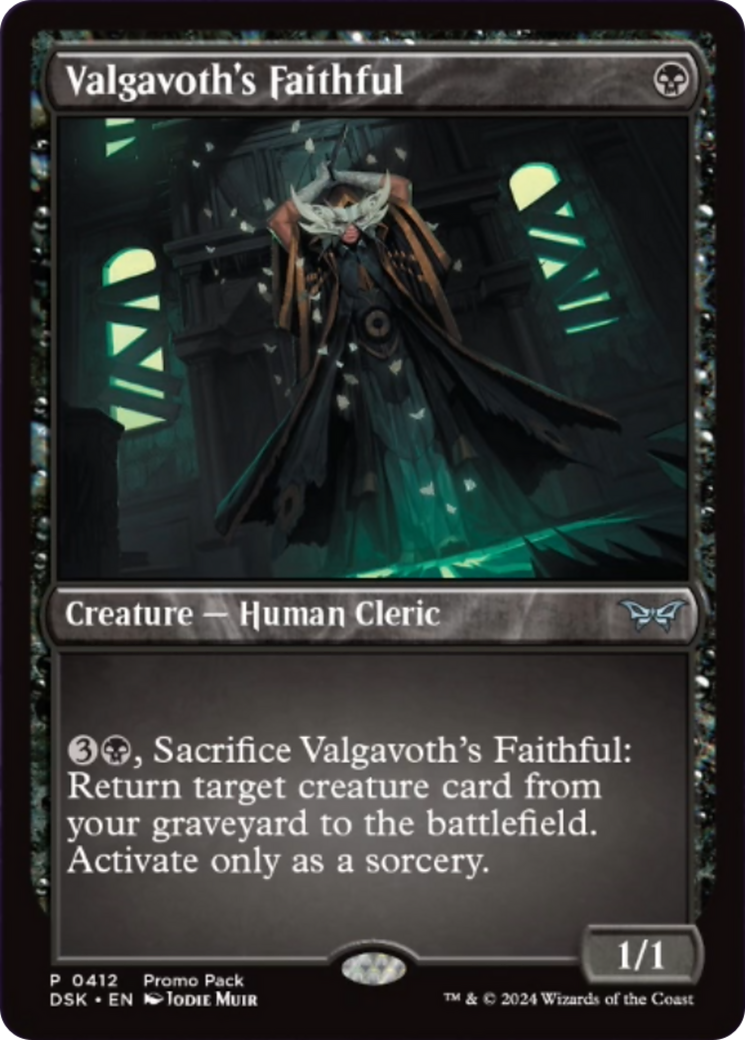 Valgavoth's Faithful [Duskmourn: House of Horror Promos] | Enigma On Main