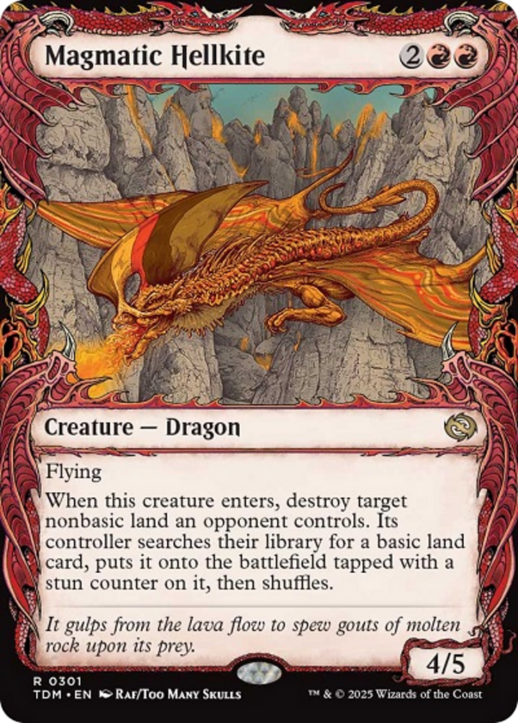 Magmatic Hellkite (Showcase) [Tarkir: Dragonstorm] | Enigma On Main