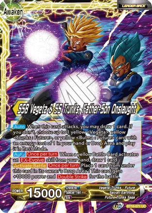 Trunks // SSB Vegeta & SS Trunks, Father-Son Onslaught (BT16-071) [Realm of the Gods] | Enigma On Main