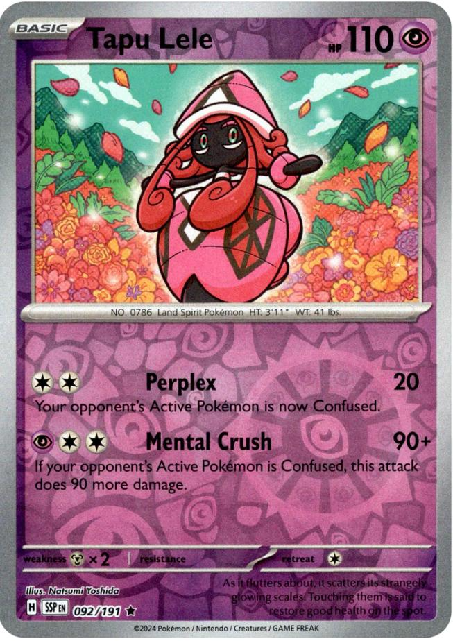 Tapu Lele (092/191) [Scarlet & Violet: Surging Sparks] | Enigma On Main