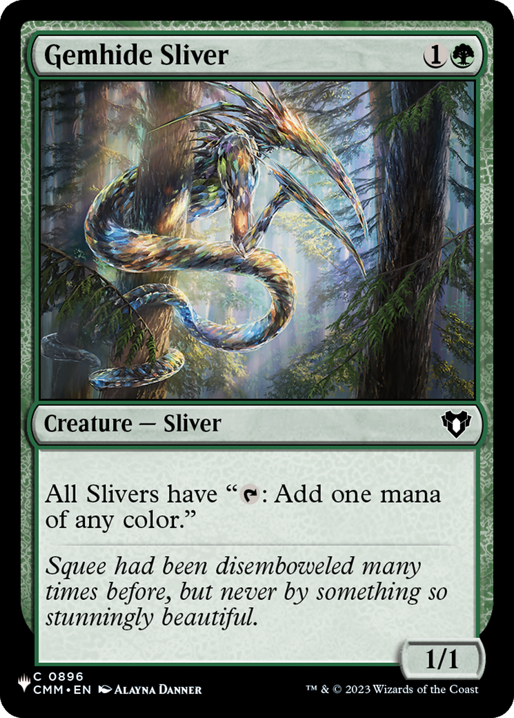 Gemhide Sliver (CMM) [The List] | Enigma On Main