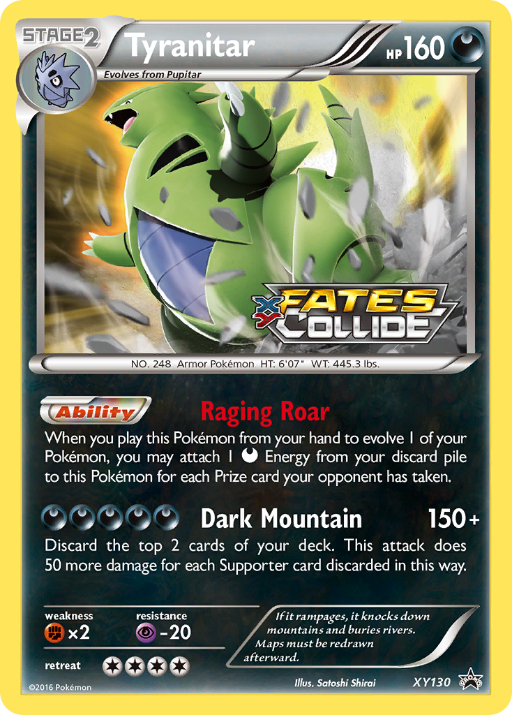 Tyranitar (XY130) [XY: Black Star Promos] | Enigma On Main