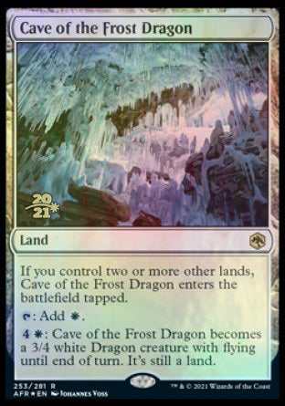 Cave of the Frost Dragon [Dungeons & Dragons: Adventures in the Forgotten Realms Prerelease Promos] | Enigma On Main