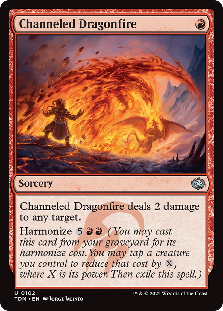 Channeled Dragonfire [Tarkir: Dragonstorm] | Enigma On Main