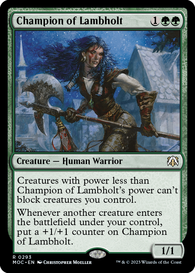 Champion of Lambholt [March of the Machine Commander] | Enigma On Main