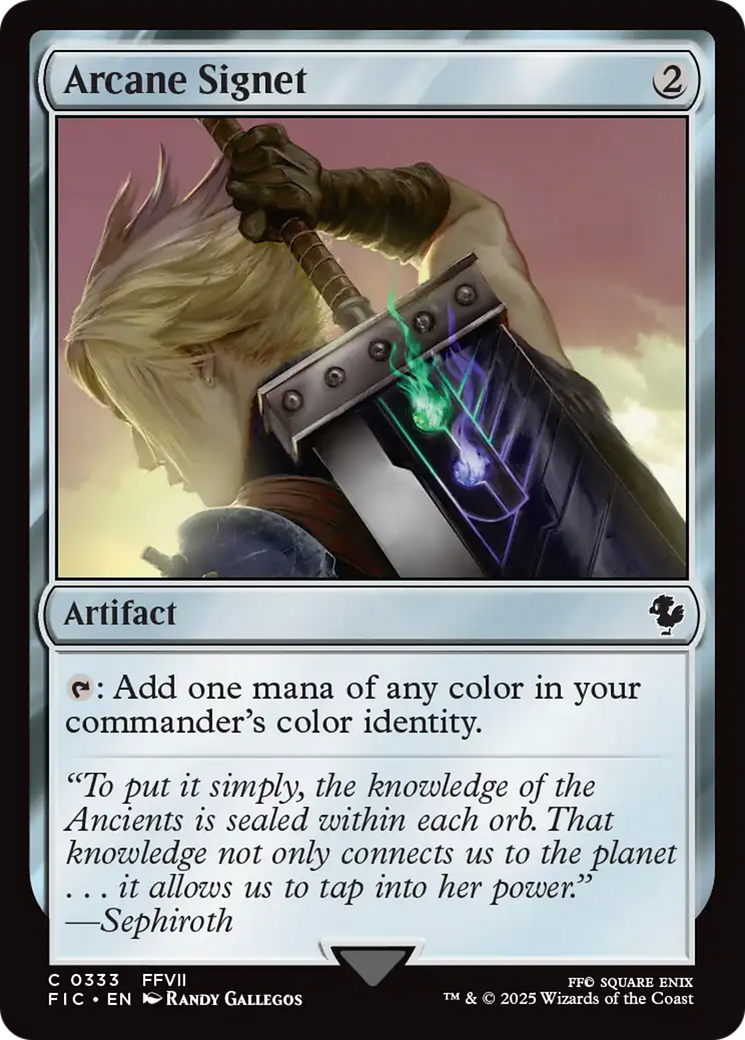 Arcane Signet (0333) [FINAL FANTASY Commander] | Enigma On Main