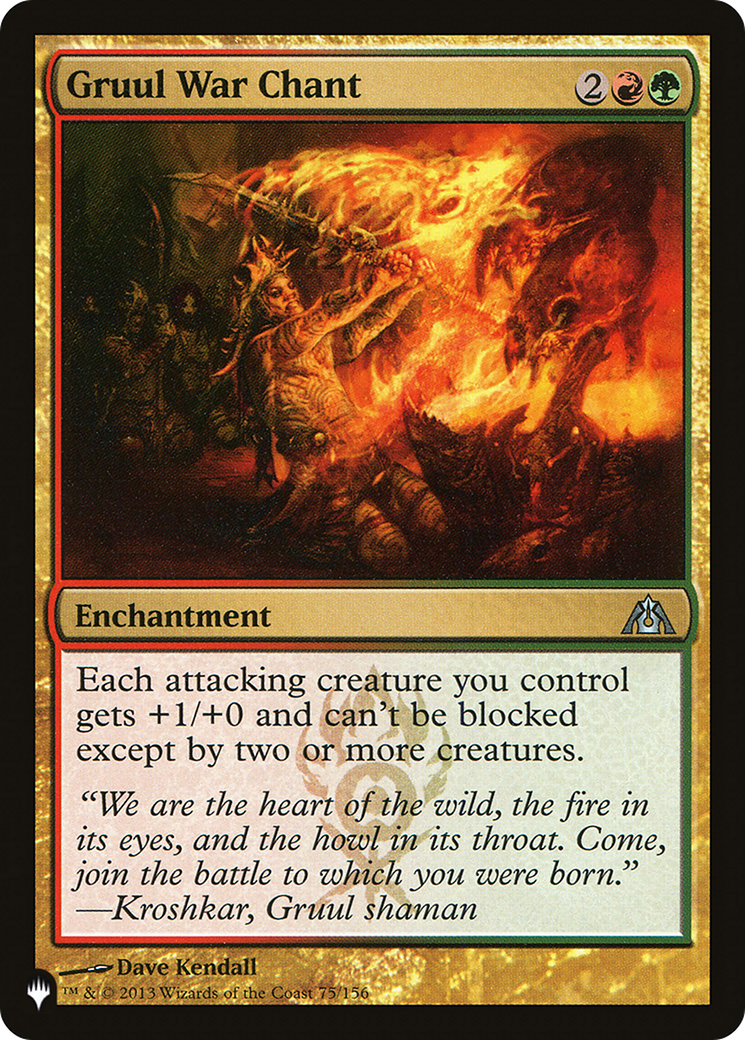 Gruul War Chant [The List] | Enigma On Main