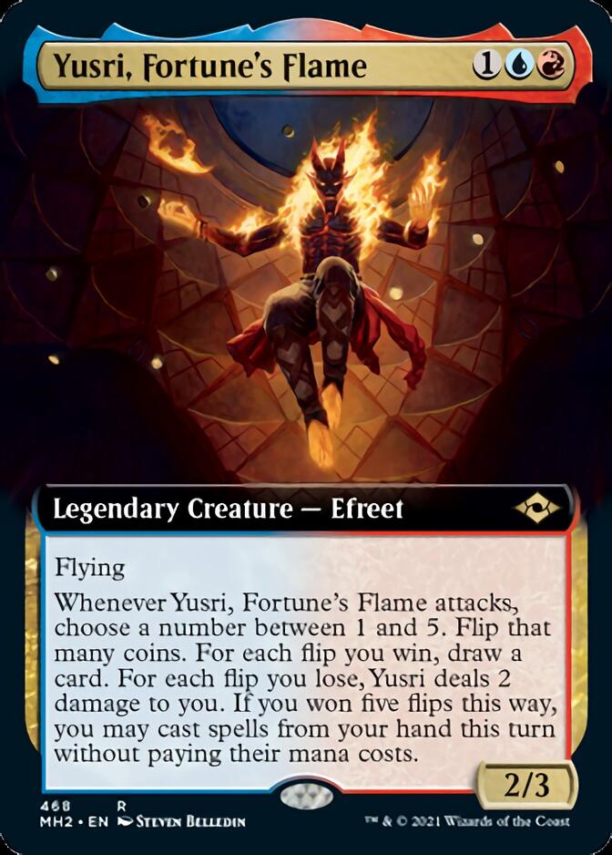 Yusri, Fortune's Flame (Extended Art) [Modern Horizons 2] | Enigma On Main