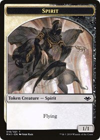 Spirit // Golem Double-Sided Token [Modern Horizons Tokens] | Enigma On Main