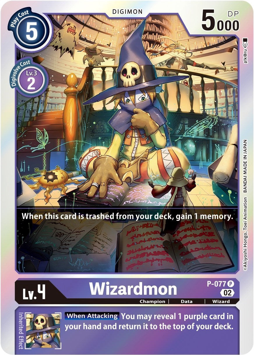 Wizardmon [P-077] (Alternate Art) [Starter Deck: Beelzemon Advanced Deck Set] | Enigma On Main