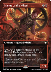 Magus of the Wheel (Borderless Alternate Art) [Commander Masters] | Enigma On Main