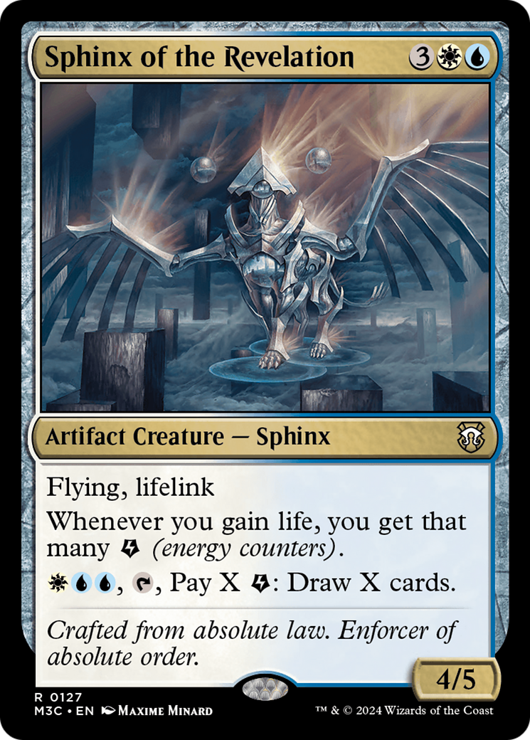 Sphinx of the Revelation (Ripple Foil) [Modern Horizons 3 Commander] | Enigma On Main