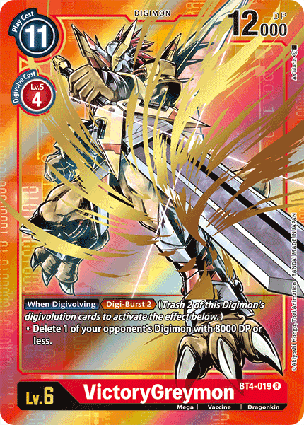 VictoryGreymon [BT4-019] (Alternate Art) [Great Legend] | Enigma On Main