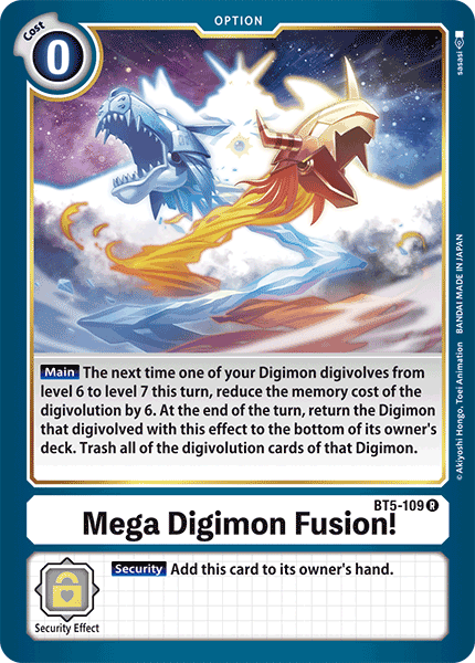 Mega Digimon Fusion! [BT5-109] [Battle of Omni] | Enigma On Main