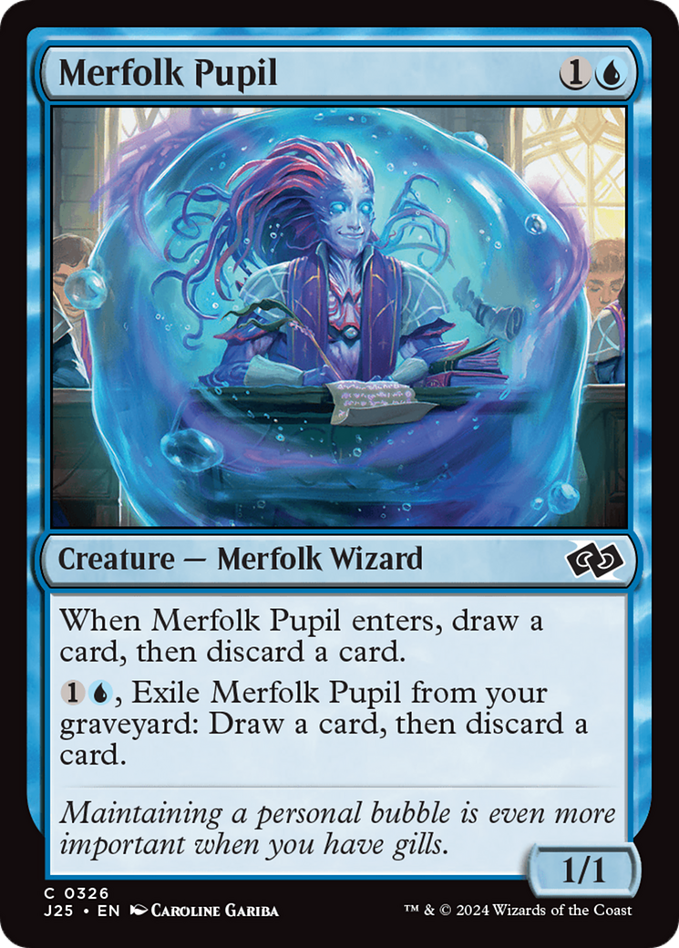 Merfolk Pupil [Foundations Jumpstart] | Enigma On Main