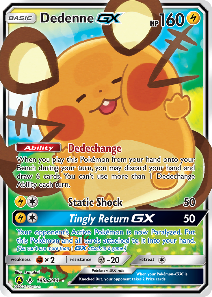 Dedenne GX (195a/214) [Alternate Art Promos] | Enigma On Main