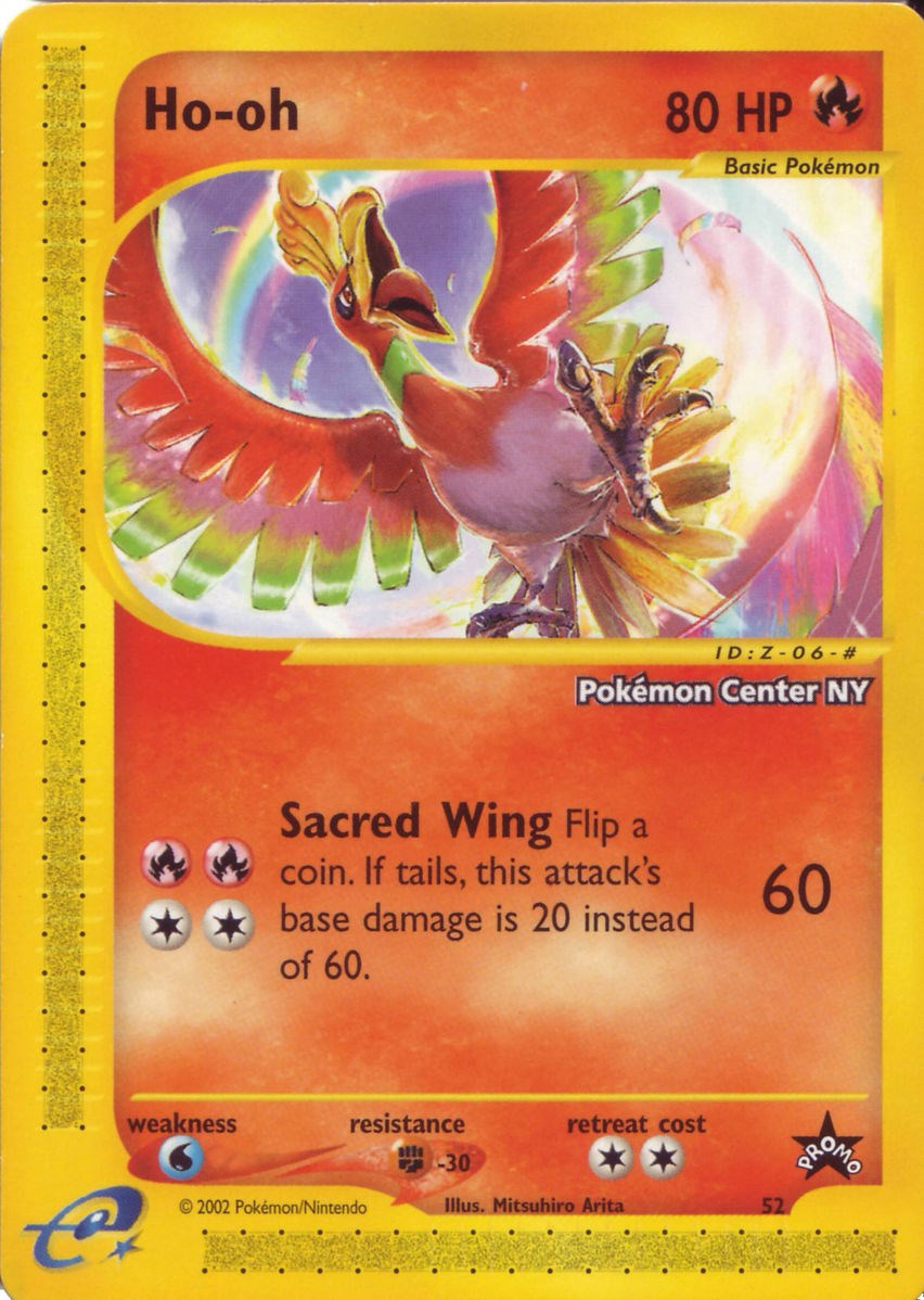 Ho-oh (52) (Pokemon Center NY Promo) [Wizards of the Coast: Black Star Promos] | Enigma On Main