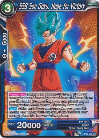 SSB Son Goku, Hope for Victory (BT10-036) [Rise of the Unison Warrior 2nd Edition] | Enigma On Main