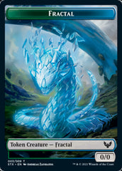 Fractal // Inkling Double-Sided Token [Strixhaven: School of Mages Tokens] | Enigma On Main