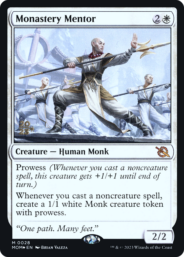 Monastery Mentor [March of the Machine Prerelease Promos] | Enigma On Main