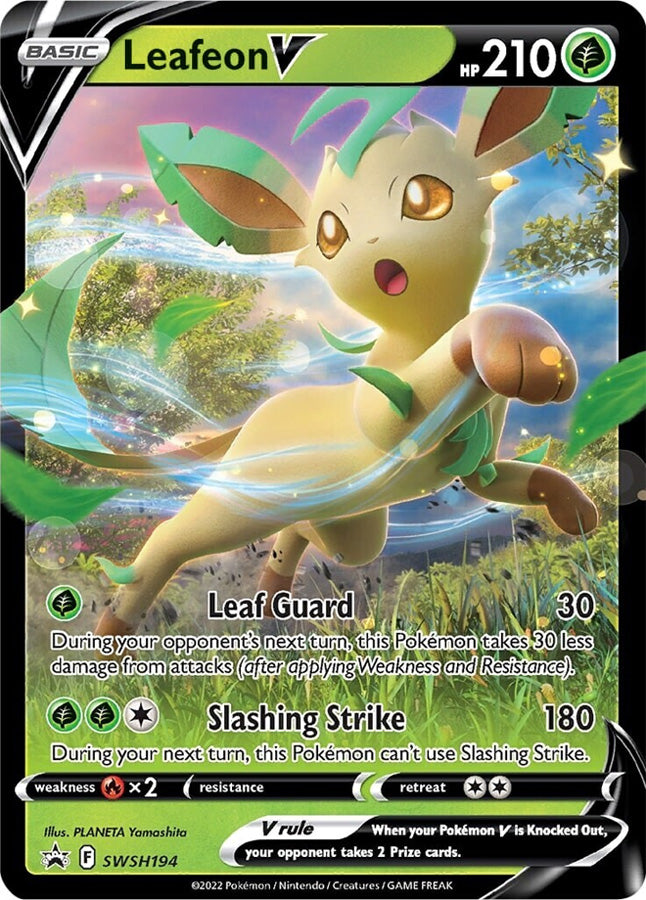 Leafeon V (SWSH194) [Sword & Shield: Black Star Promos] | Enigma On Main