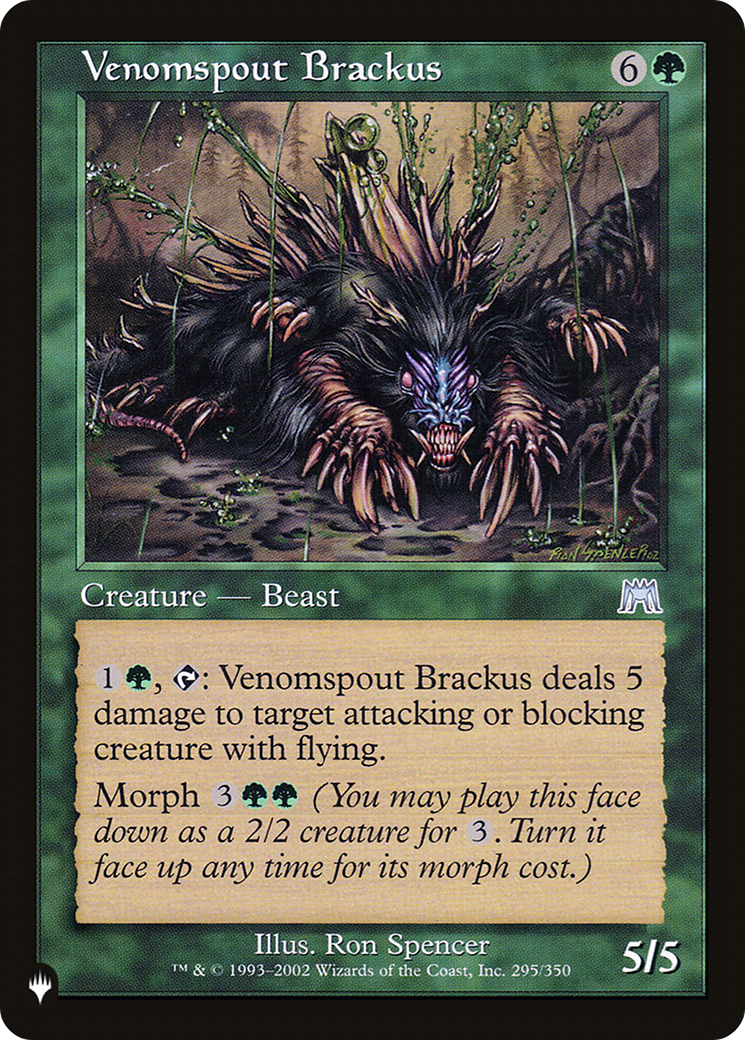 Venomspout Brackus [The List Reprints] | Enigma On Main