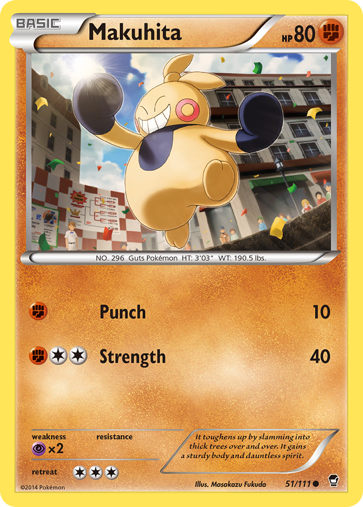 Makuhita (51/111) [XY: Furious Fists] | Enigma On Main