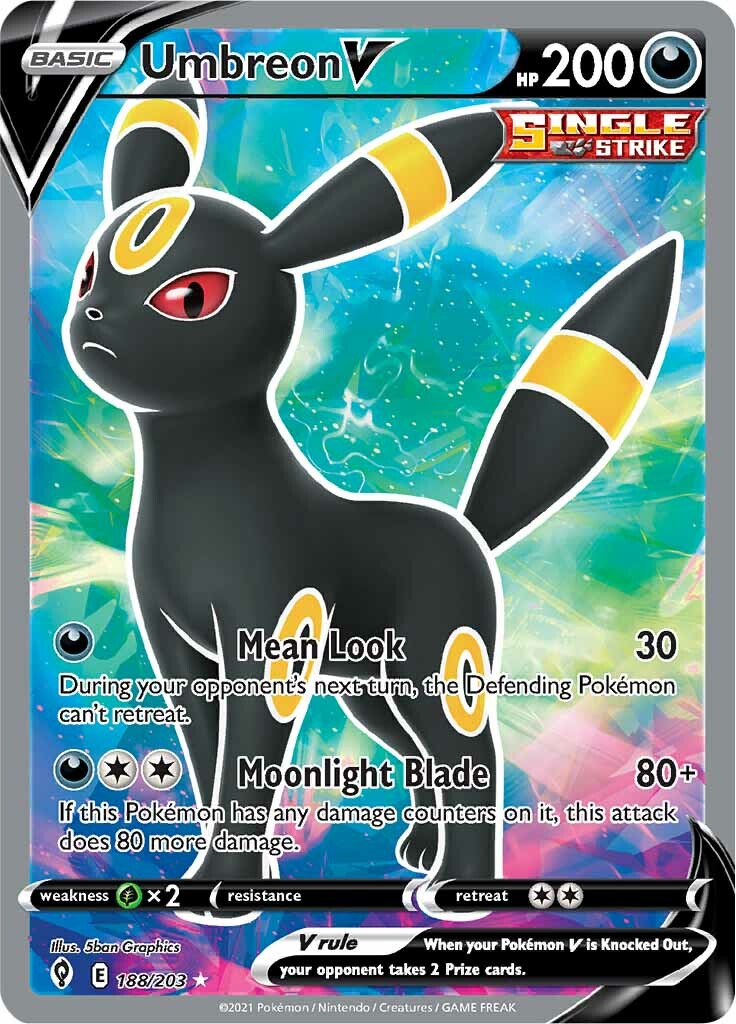 Umbreon V (188/203) [Sword & Shield: Evolving Skies] | Enigma On Main