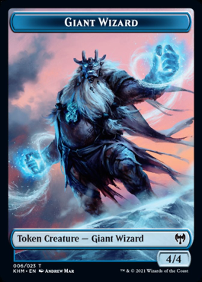 Giant Wizard Token [Kaldheim Tokens] | Enigma On Main