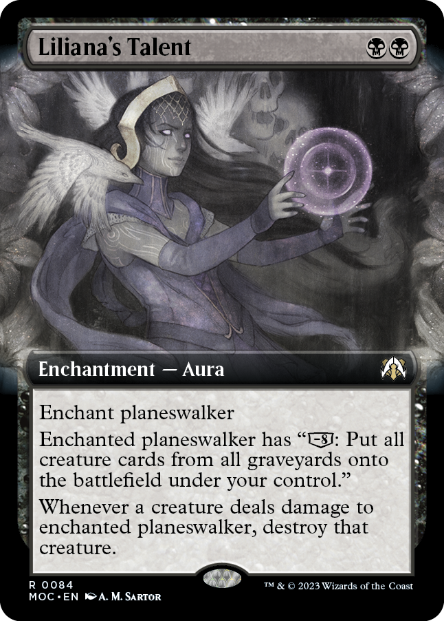 Liliana's Talent (Extended Art) [March of the Machine Commander] | Enigma On Main