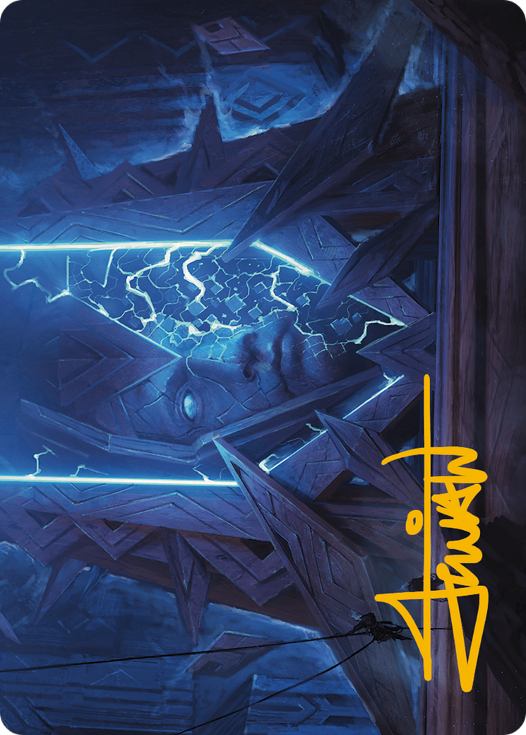 Stone Idol Generator Art Card (Gold-Stamped Signature) [Modern Horizons 3 Art Series] | Enigma On Main