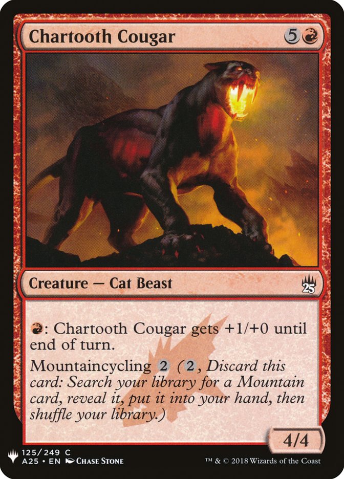 Chartooth Cougar [Mystery Booster] | Enigma On Main