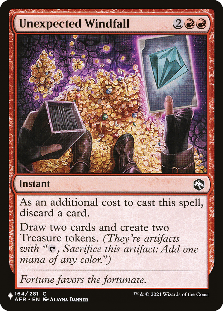 Unexpected Windfall [The List Reprints] | Enigma On Main