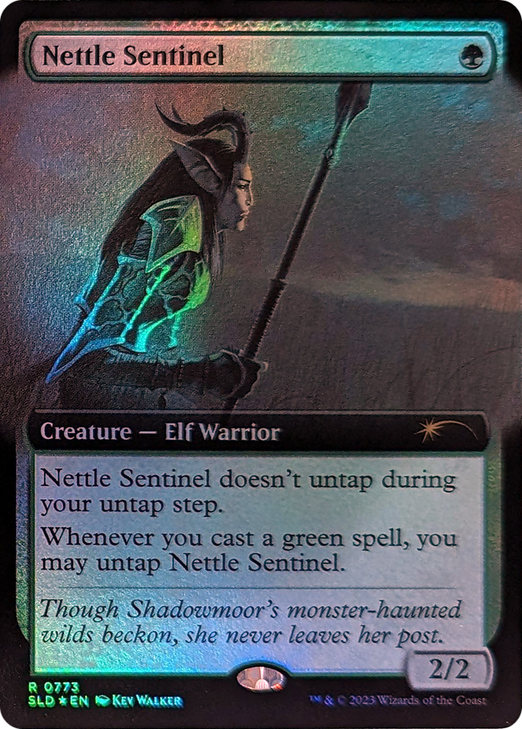 Nettle Sentinel (Extended Art) [Secret Lair Drop Series] | Enigma On Main