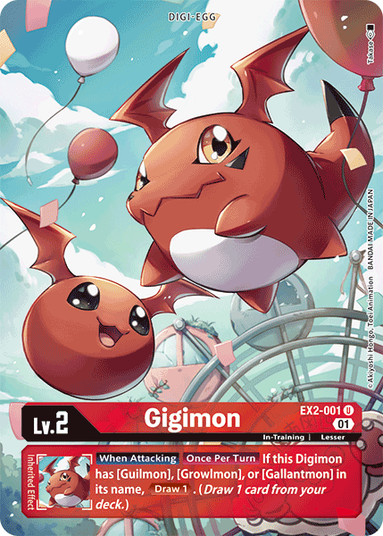 Gigimon [EX2-001] (Alternate Art) [Digital Hazard] | Enigma On Main