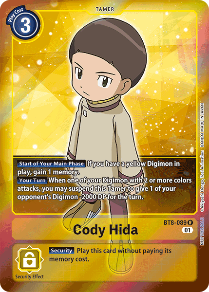 Cody Hida [BT8-089] (Alternative Art - Box Topper) [New Awakening] | Enigma On Main