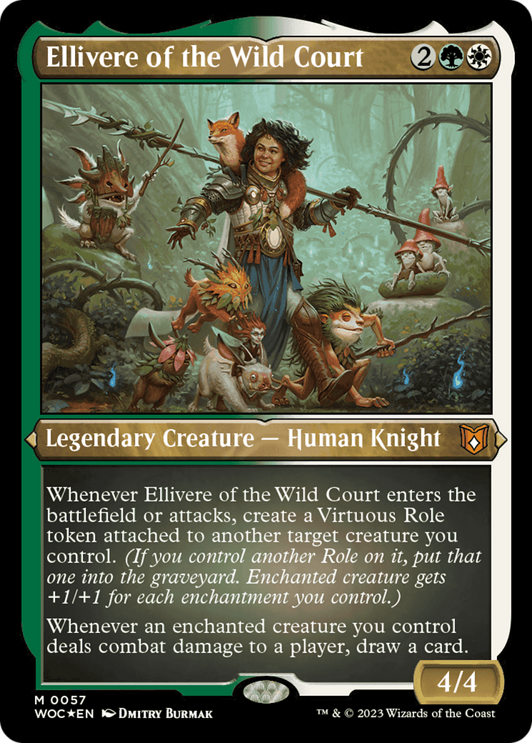 Ellivere of the Wild Court (Display Commander) [Wilds of Eldraine Commander] | Enigma On Main