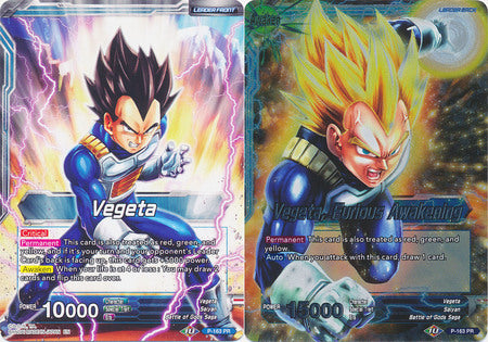 Vegeta // Vegeta, Furious Awakening (Draft Box 04 Tournament) (P-163) [Promotion Cards] | Enigma On Main