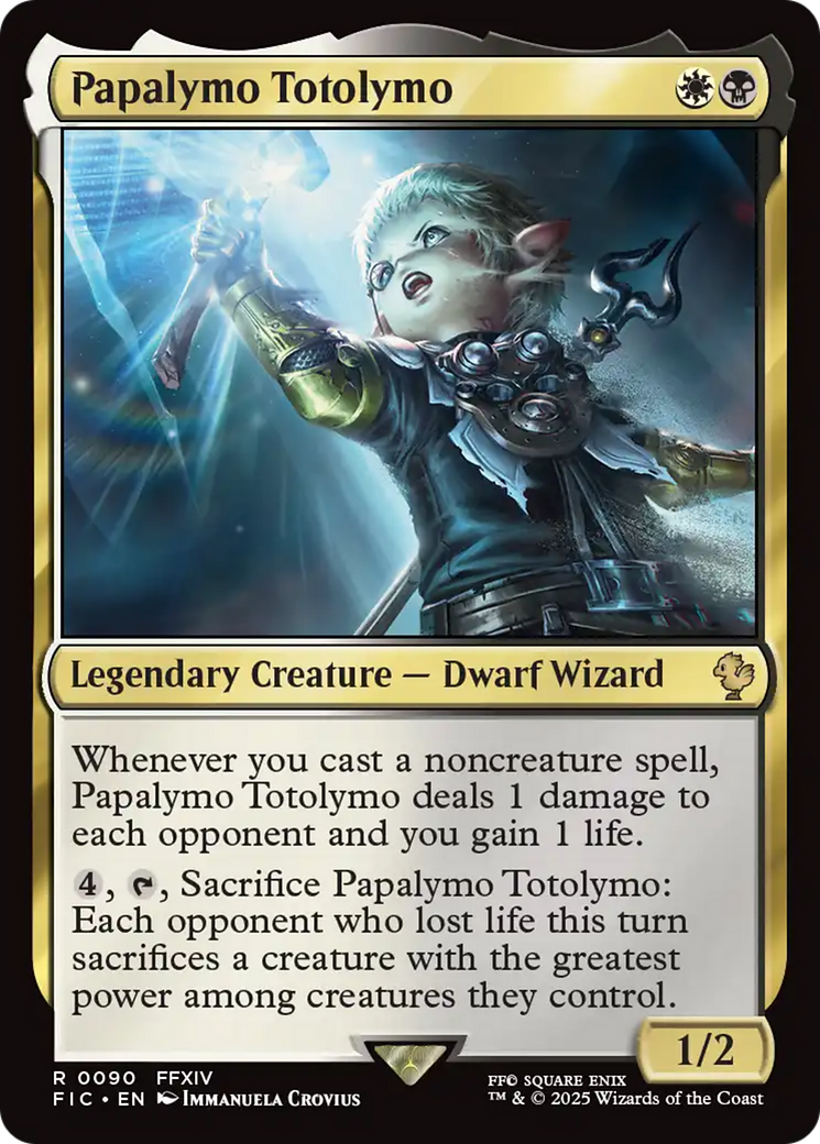 Papalymo Totolymo [FINAL FANTASY Commander] | Enigma On Main