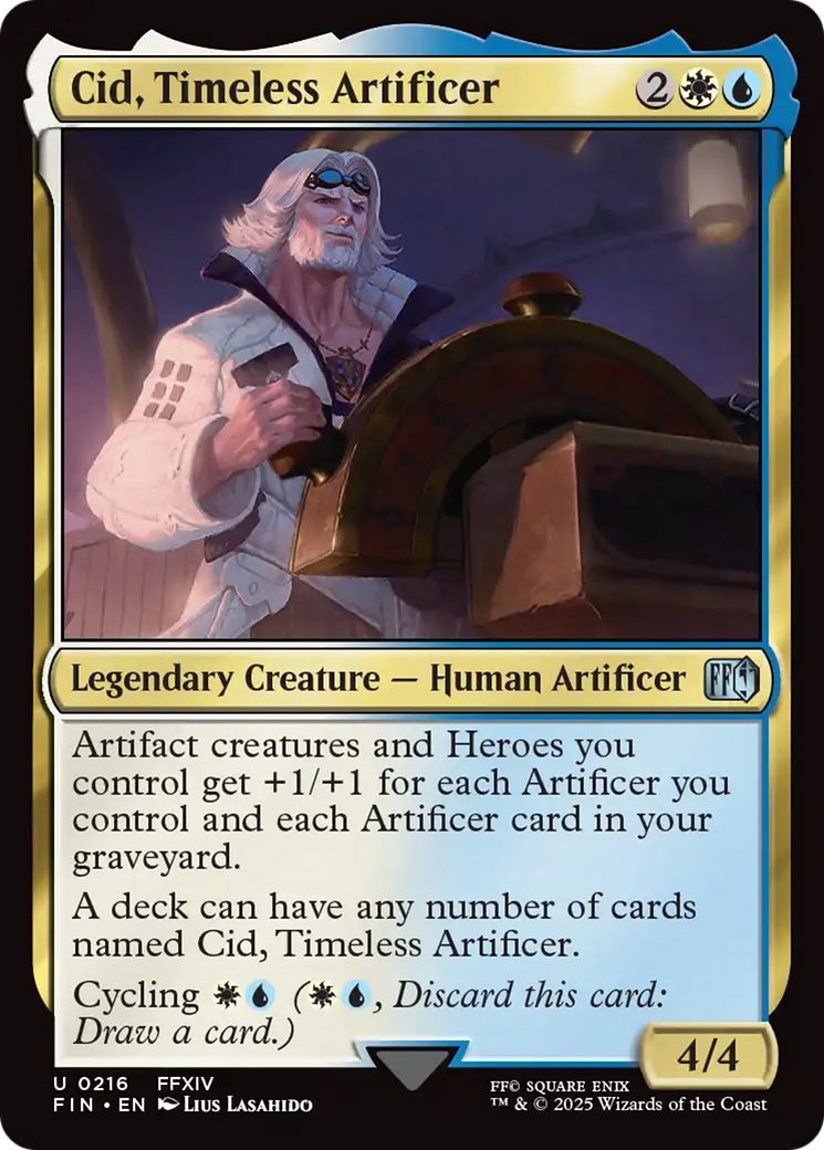 Cid, Timeless Artificer (0216) [FINAL FANTASY] | Enigma On Main