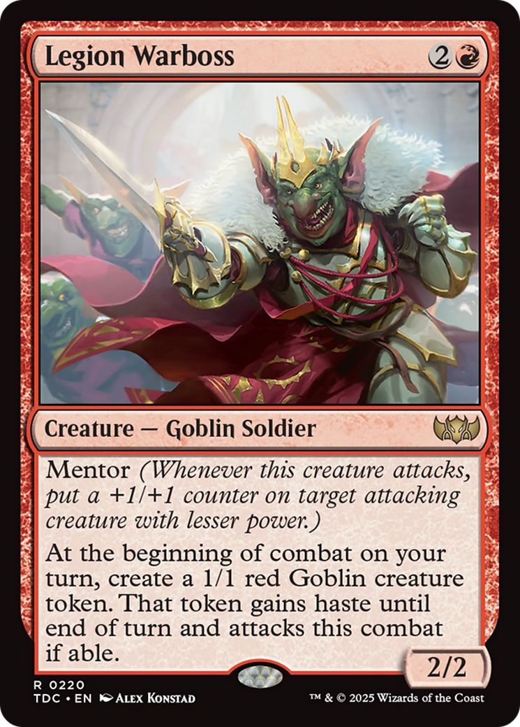 Legion Warboss [Tarkir: Dragonstorm Commander] | Enigma On Main