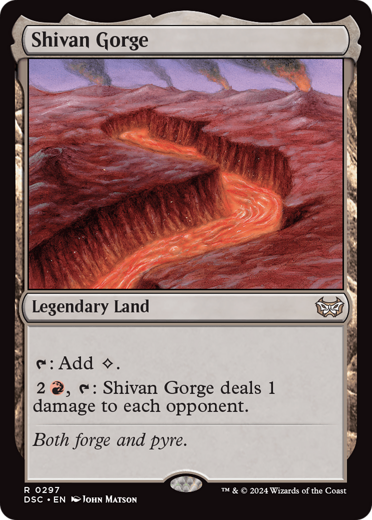 Shivan Gorge [Duskmourn: House of Horror Commander] | Enigma On Main