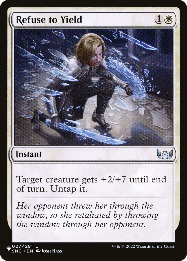 Refuse to Yield [The List] | Enigma On Main