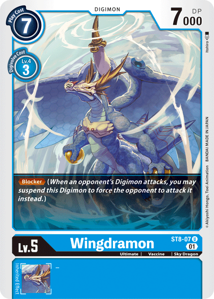 Wingdramon [ST8-07] [Starter Deck: Ulforce Veedramon] | Enigma On Main