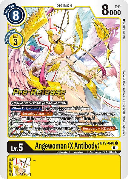 Angewomon (X Antibody) [BT9-040] [X Record Pre-Release Promos] | Enigma On Main