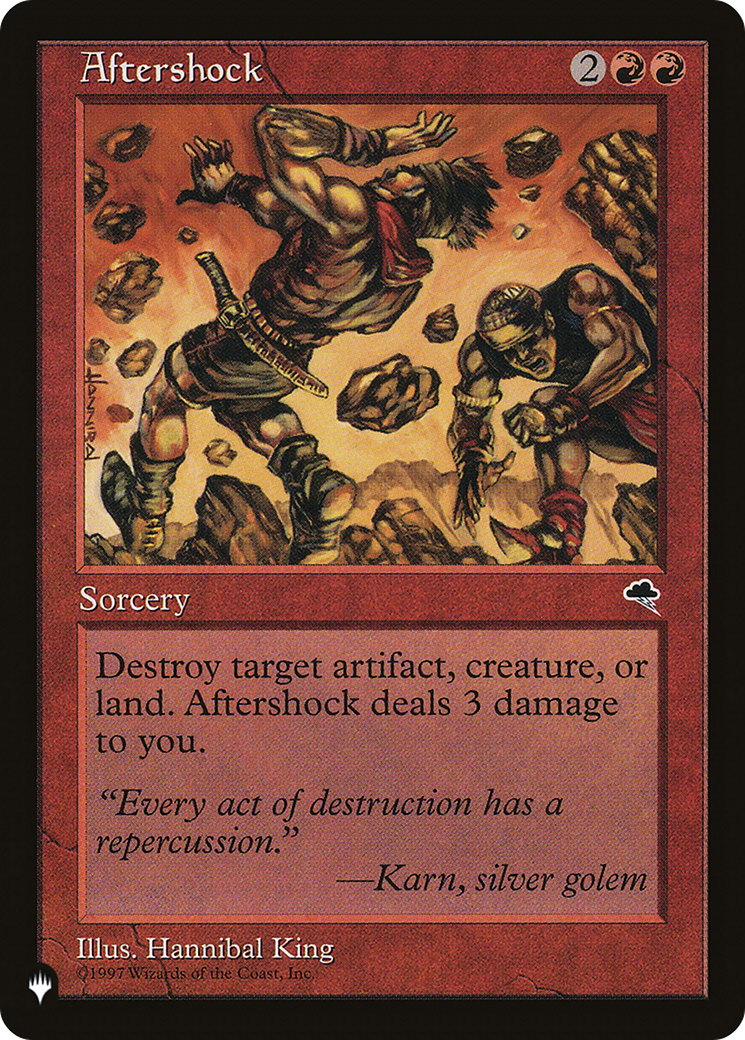 Aftershock [The List Reprints] | Enigma On Main