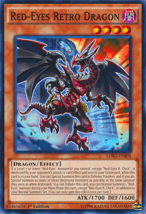 Red-Eyes Retro Dragon [LDK2-ENJ04] Common | Enigma On Main