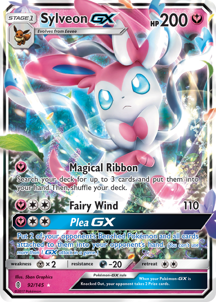 Sylveon GX (92/145) [Sun & Moon: Guardians Rising] | Enigma On Main